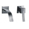 Wall mounted bathroom faucet
