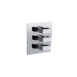 Triple shower mixer