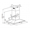 HOTTE DE CUISINE ILOT 600V