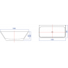 Free Standing Bathtub 71 X 33 - BS1045